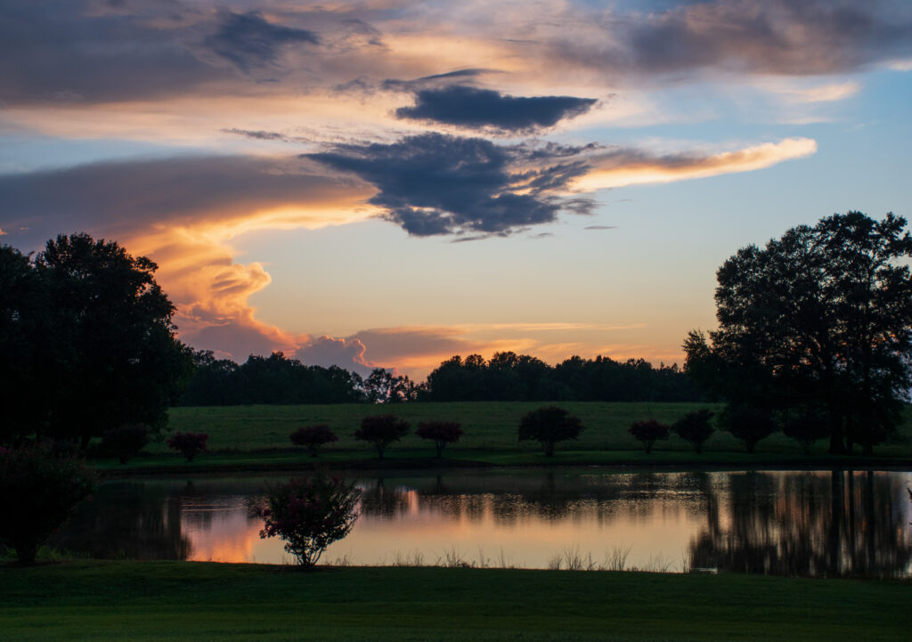 Clouds at sunset